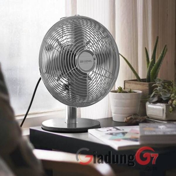 Quạt bàn Brandson Retro sử dụng nó cho văn phòng, phòng ngủ hay phòng khách - hãy luôn bảo vệ phòng của bạn khỏi không khí quá ngột ngạt!