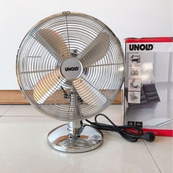 Quạt bàn Unold 86830 nội địa Đức điều chỉnh 3 cấp độ gió