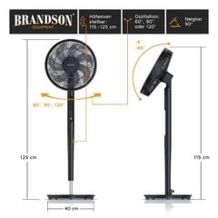  Quạt cây Brandson DC ECO 35cm 19W Màu Đen 