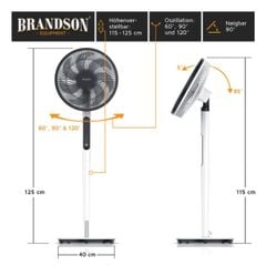  Quạt cây Brandson DC ECO 35cm 19W Màu trắng 