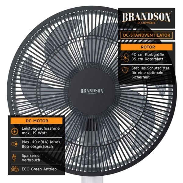 Quạt cây Brandson DC ECO 35cm 19W Màu trắng