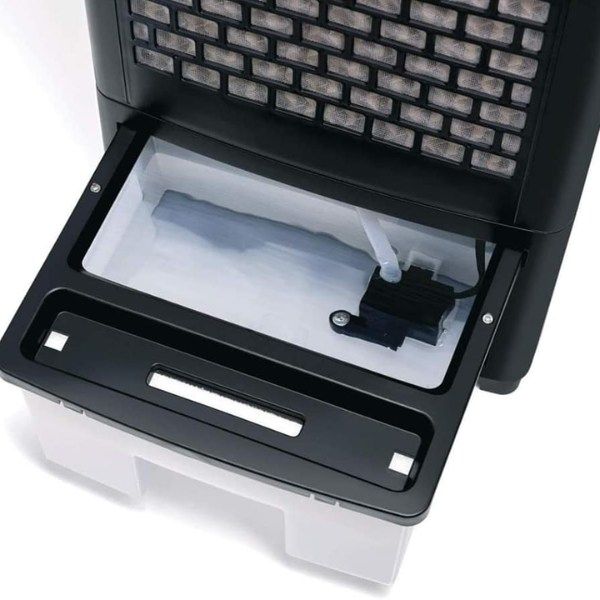 Quạt điều hòa Unold 86990 có thể tích bình chứa nước xấp xỉ. 2 lít