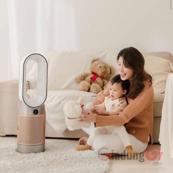 Dyson HP09 là quạt sưởi hình tháp 3in1