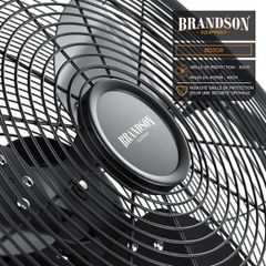 Quạt sàn Brandson 50cm 120W Nội địa Đức - Màu bạc/đen/đồng 
