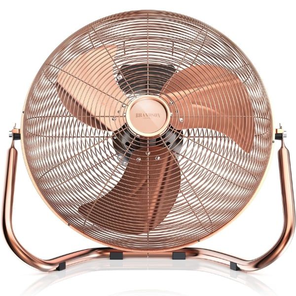 Quạt sàn Brandson 50cm Thiết Kế Retro Sang Trọng, Lưu Lượng Gió Lớn