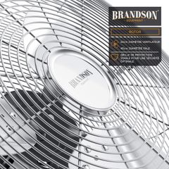  Quạt sàn Brandson 50cm 120W Nội địa Đức - Màu bạc/đen/đồng 