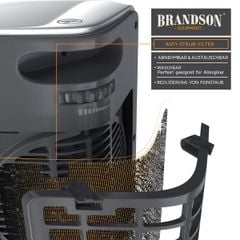  Quạt sưởi Brandson 8273034 - Nội địa Đức 