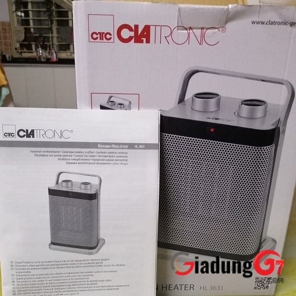 Quạt sưởi gốm Clatronic HL3631 nhập khẩu Đức