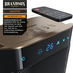  Quạt sưởi gốm Brandson 3in1 2000W 