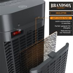  Quạt sưởi gốm Brandson 3in1 2000W 