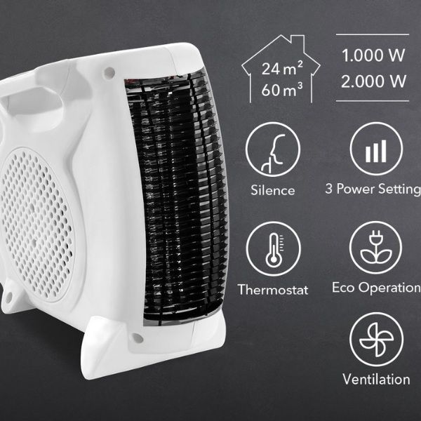 Quạt sưởi Trotec TFH19E là một thiết bị sưởi ấm thông minh và tiết kiệm năng lượng, được thiết kế nhỏ gọn và dễ dàng di chuyển.