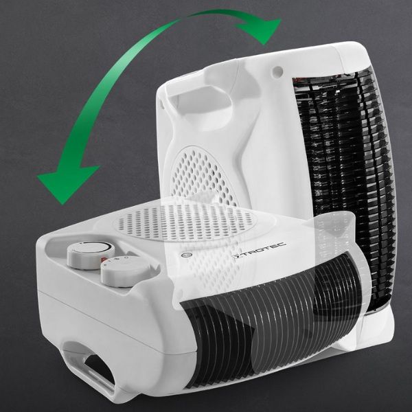 Quạt sưởi Trotec TFH19E chức năng sưởi và làm mát, 2 mức nhiệt, 2000W