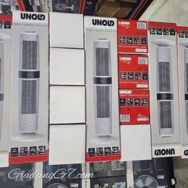 Quạt tháp 2 tầng Unold 86130 / 86135 Super Air Smart 360