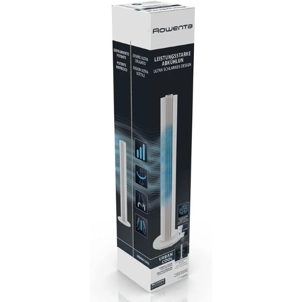 Quạt tháp Rowenta VU6720 với 3 tốc độ và 2 chế độ gió