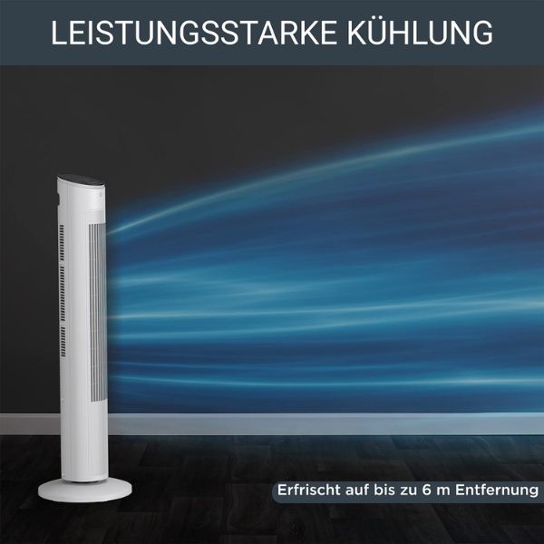 Quạt tháp Rowenta VU6871 với 3 tốc độ và 2 chế độ