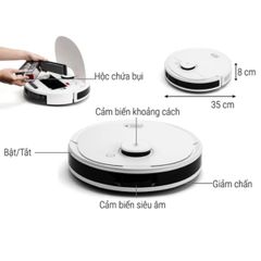  Robot hút bụi lau nhà Ecovacs Deebot N8 Pro 