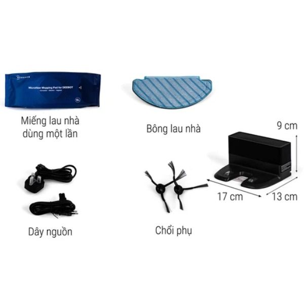 Robot hút bụi lau nhà Ecovacs Deebot N8 Pro tự động thông minh
