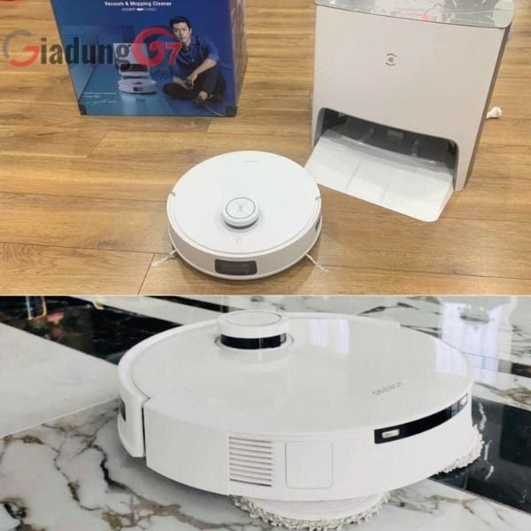 Robot hút bụi lau nhà Ecovacs Deebot T10 Turbo tự động giặt giẻ