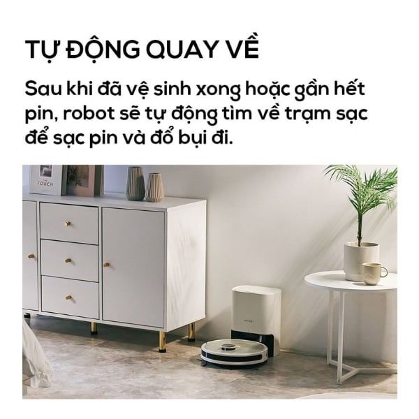 Robot hút bụi lau nhà Everybot Q3 Plus 3in1