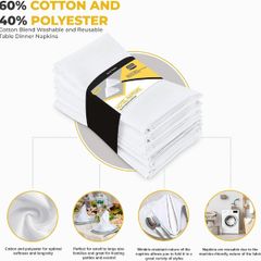  Set 12 Khăn Ăn Utopia 51x51cm 