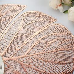  Set 12 tấm lót bàn ăn Evevda hình chiếc lá - 4 màu (chọn mix màu) 
