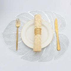  Set 12 tấm lót bàn ăn Evevda hình chiếc lá - 4 màu (chọn mix màu) 