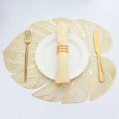  Set 8 tấm lót bàn ăn Evevda hình chiếc lá - 4 màu (chọn mix màu) 