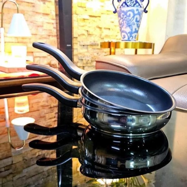 Set 2 chảo chống dính WMF Devil cán nhựa 20/28cm