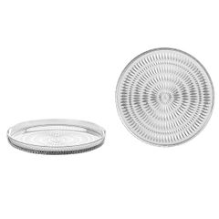  Set 2 khay pha lê tròn Nachtmann Ethno 22cm 105767 