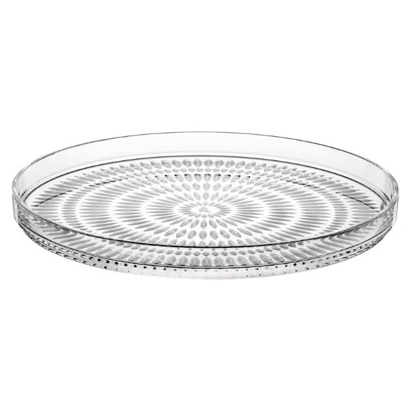 Set 2 khay pha lê tròn Nachtmann Ethno 22cm