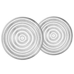  Set 2 khay pha lê tròn Nachtmann Ethno 22cm 105767 