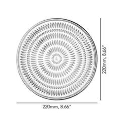  Set 2 khay pha lê tròn Nachtmann Ethno 22cm 105767 