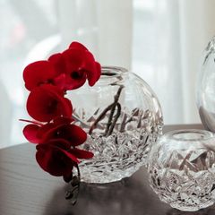  Set 2 lọ hoa Orrefors Carat tròn 
