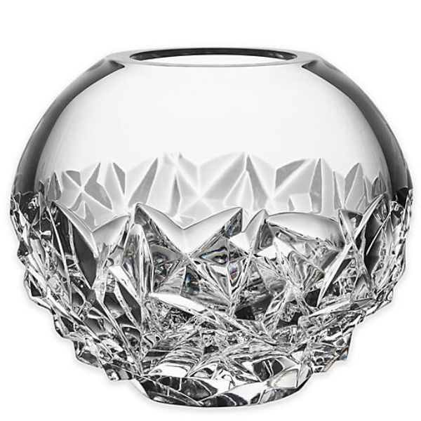 Set 2 lọ hoa Orrefors Carat tròn