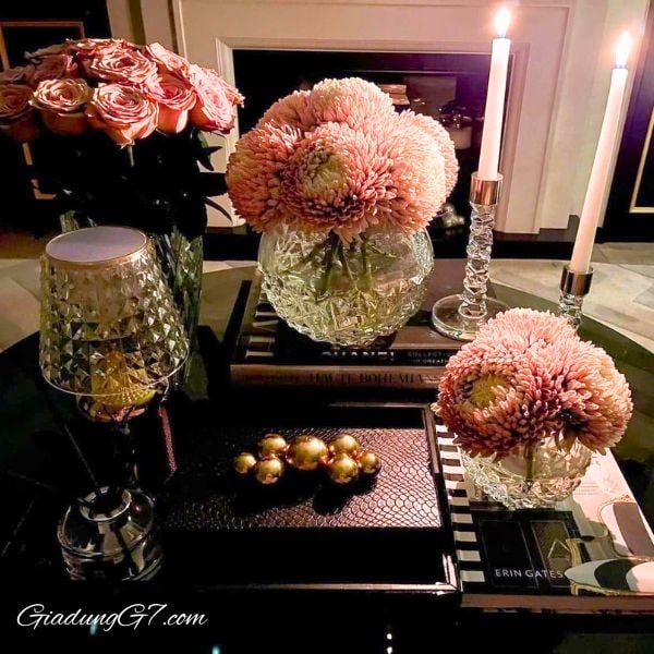 Set 2 lọ hoa Orrefors Carat tròn