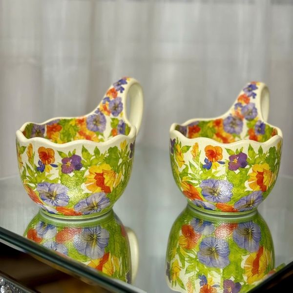 Set 2 Tách Hoa Văn Độc Đáo – Phong Cách EU Home