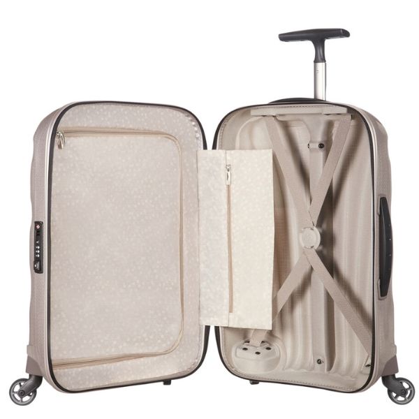 Set 2 Vali Samsonite Cosmolite màu ngọc trai size 20/28