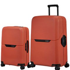  SET 2 Vali Samsonite Magnum ECO Size 20/28 màu cam 