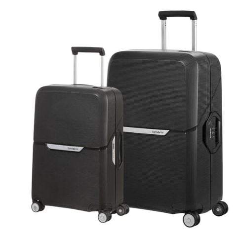 Set 2 Vali Samsonite Magnum ECO màu đen (Size 20/28)