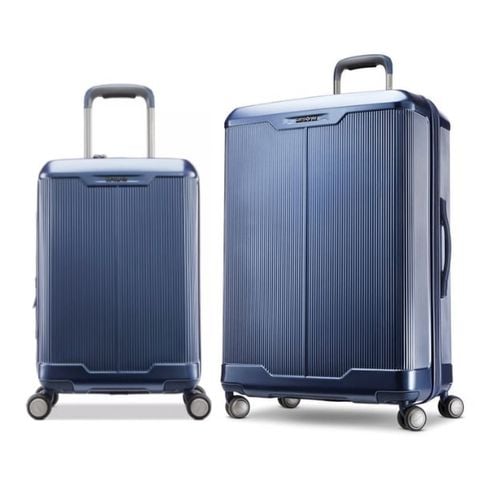 Set 2 Vali Samsonite Silhouette (Size 20/28 inch) màu xanh