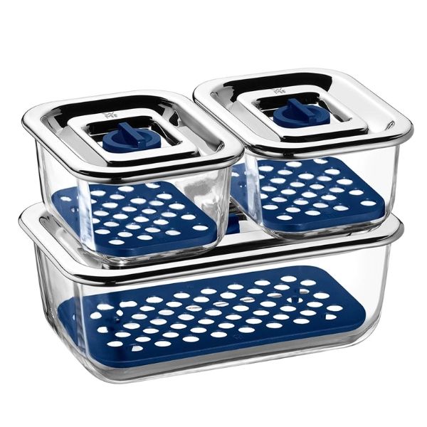 Set 3 Hộp đựng thực phẩm WMF 0654249999 thủy tinh