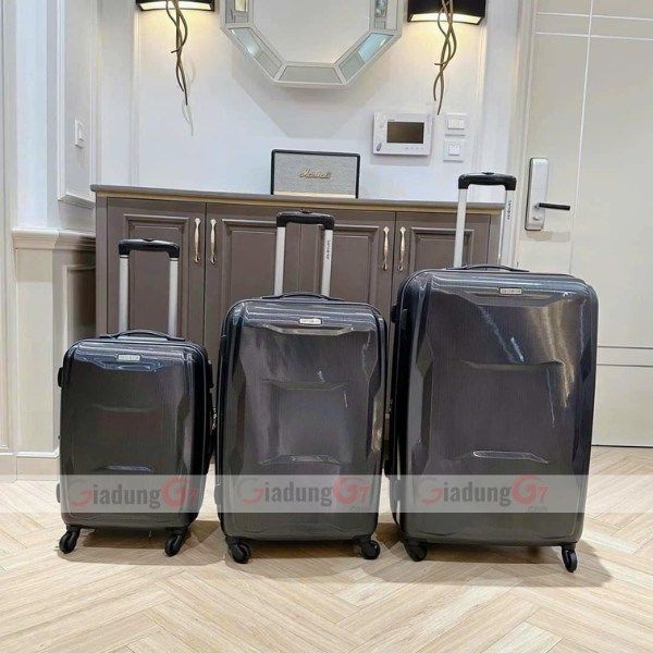 Set 3 Vali Samsonite Pivot màu đen