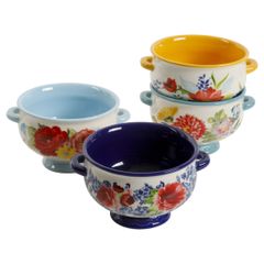  Set 4 Âu sứ hoa The Pioneer Woman 600ml 
