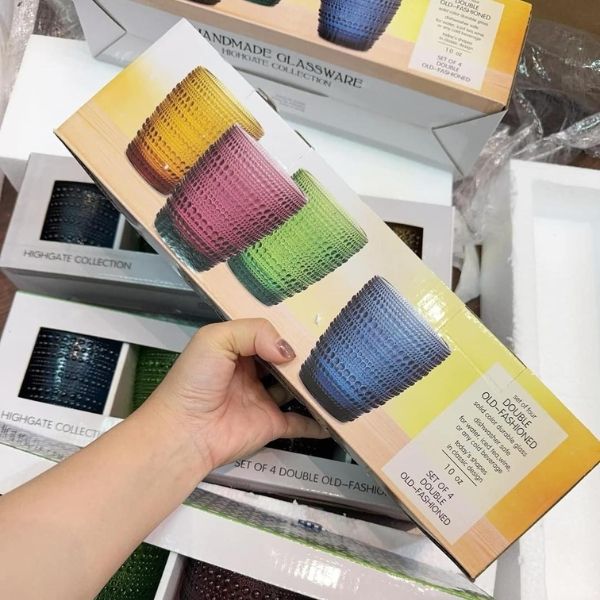 Set 4 cốc màu Highgate Collection EU 295ml