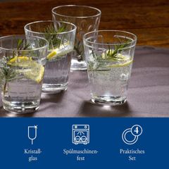  Set 4 cốc Villeroy & Boch Dressed Up 200ml 