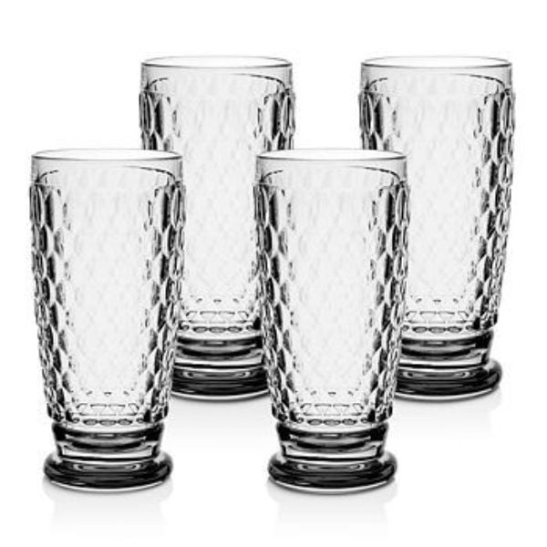 Set 4 cốc Villeroy & Boch Boston Highball 400ml màu xám