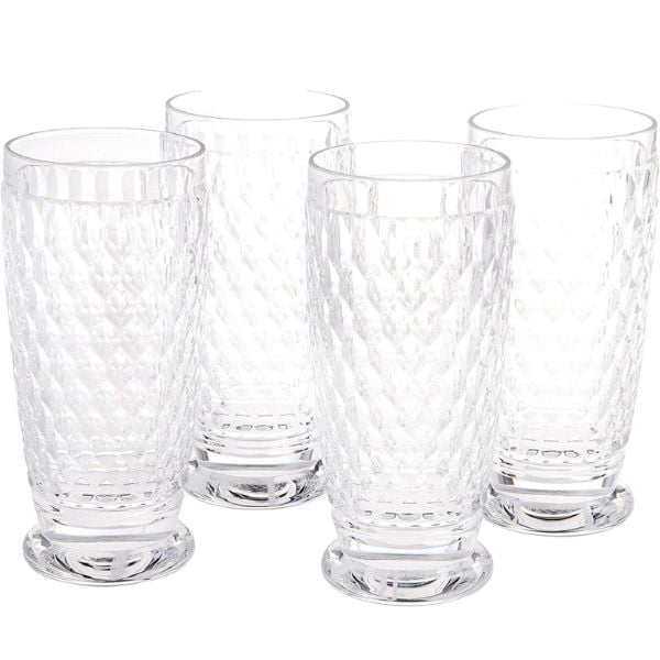 Set 4 cốc Villeroy & Boch Boston Highball 400ml màu trong suốt