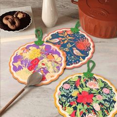  Set 4 lót gốm cách nhiệt Magrace Paris 16cm 