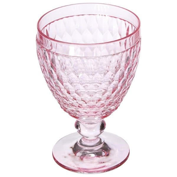 Set 4 ly pha lê Villeroy & Boch 400ml màu hồng