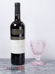  Set 4 ly pha lê Villeroy & Boch 400ml màu hồng 